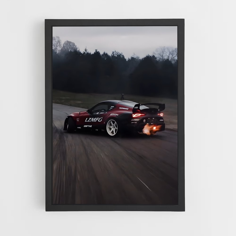 Poster Drift Infernal – affiche Toyota (vue 2)